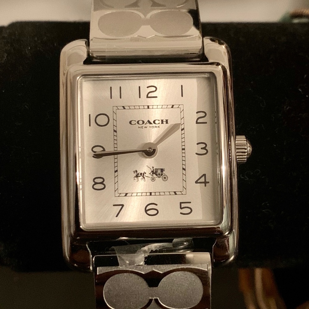 Authentic Silver Coach Watch. Brand New.